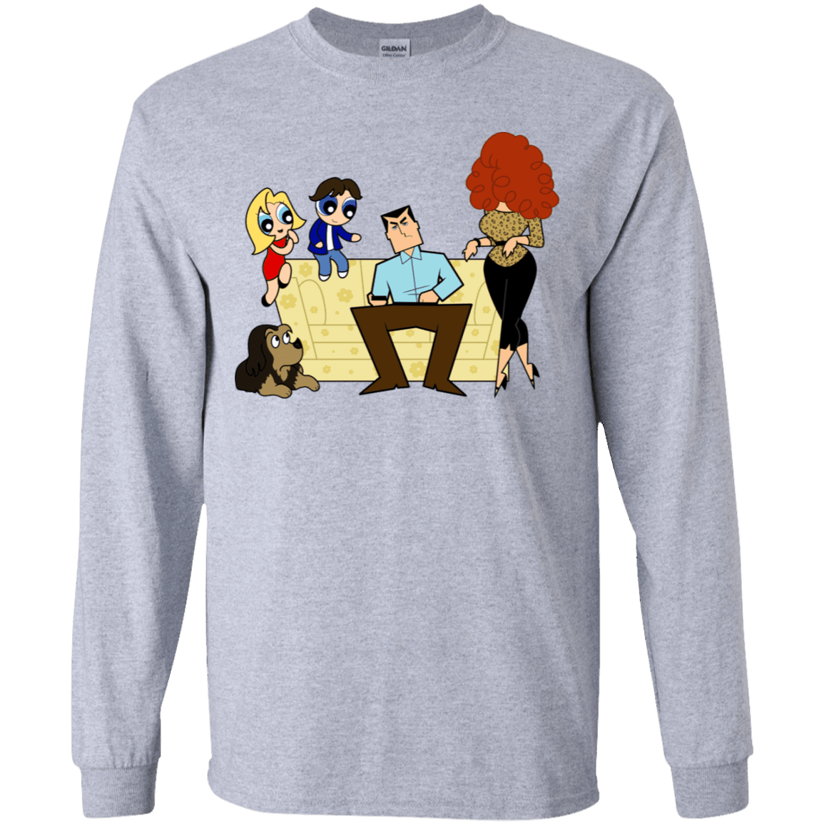 T-Shirts Sport Grey / YS Married with Puffs Youth Long Sleeve T-Shirt