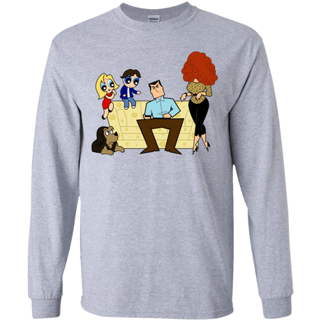 T-Shirts Sport Grey / YS Married with Puffs Youth Long Sleeve T-Shirt