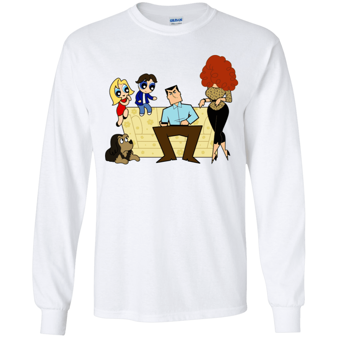 T-Shirts White / YS Married with Puffs Youth Long Sleeve T-Shirt