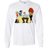 T-Shirts White / YS Married with Puffs Youth Long Sleeve T-Shirt