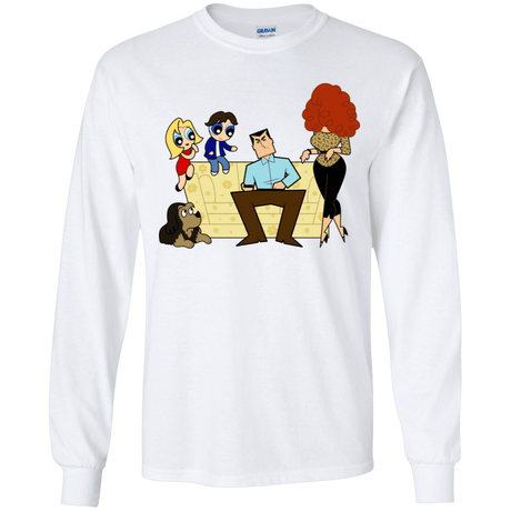 T-Shirts White / YS Married with Puffs Youth Long Sleeve T-Shirt