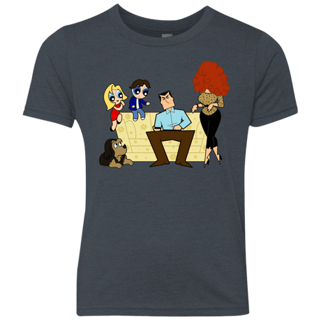 T-Shirts Vintage Navy / YXS Married with Puffs Youth Triblend T-Shirt