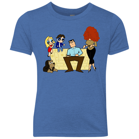 T-Shirts Vintage Royal / YXS Married with Puffs Youth Triblend T-Shirt
