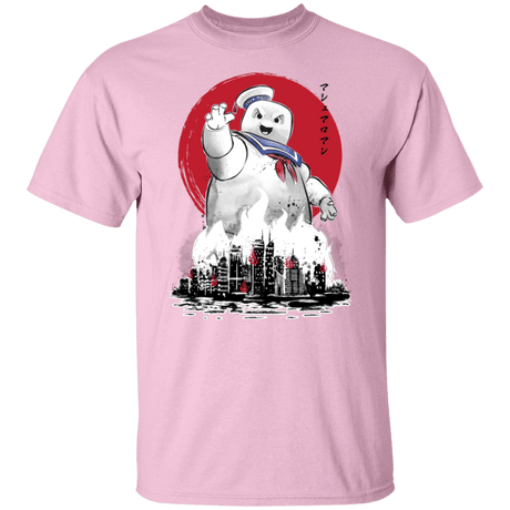 T-Shirts Light Pink / S Marshmallow Man sumi-e T-Shirt