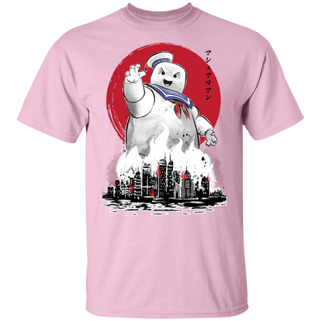 T-Shirts Light Pink / YXS Marshmallow Man sumi-e Youth T-Shirt