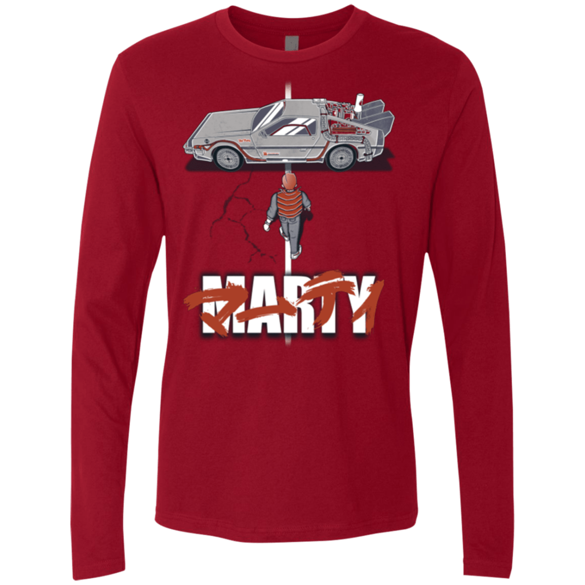 T-Shirts Cardinal / Small Marty 2015 Men's Premium Long Sleeve