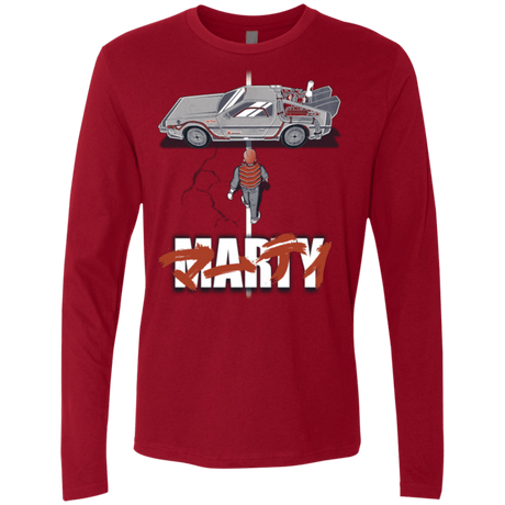 T-Shirts Cardinal / Small Marty 2015 Men's Premium Long Sleeve