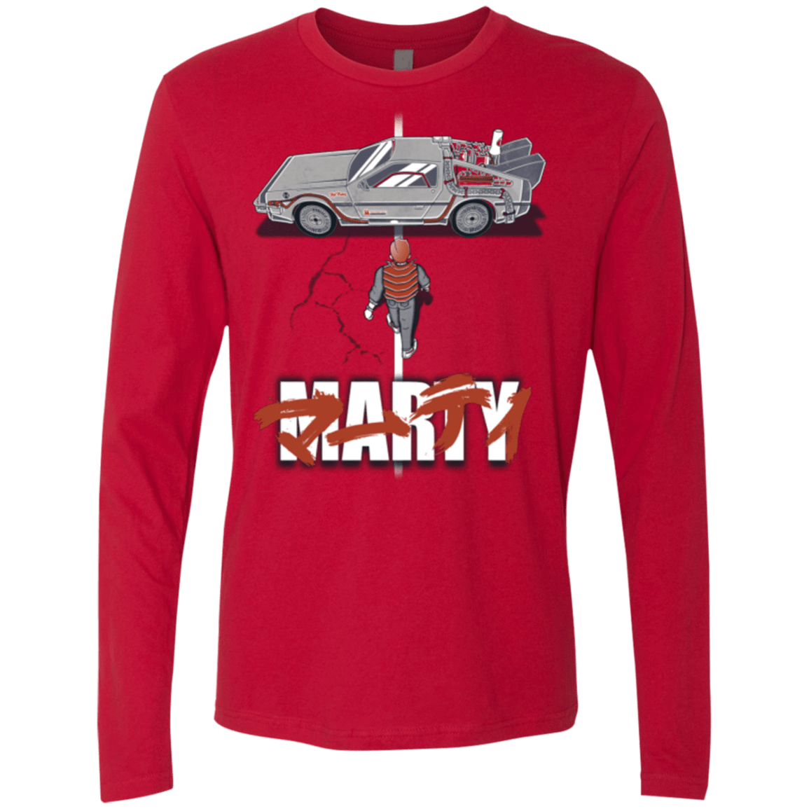 T-Shirts Red / Small Marty 2015 Men's Premium Long Sleeve