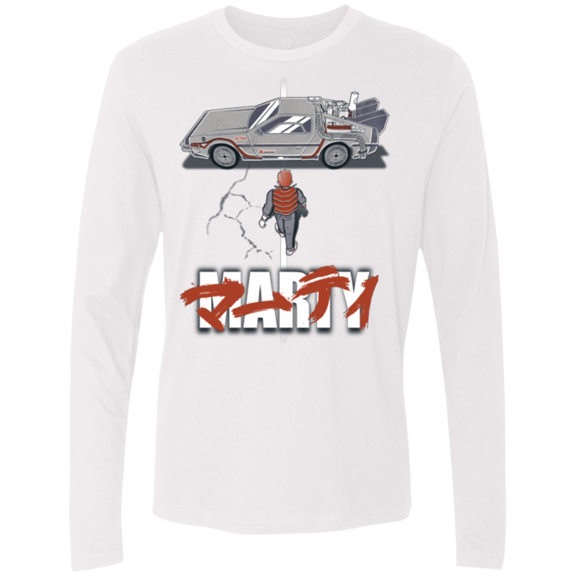 T-Shirts White / Small Marty 2015 Men's Premium Long Sleeve