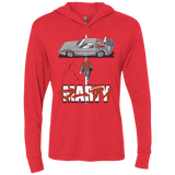 T-Shirts Vintage Red / X-Small Marty 2015 Triblend Long Sleeve Hoodie Tee