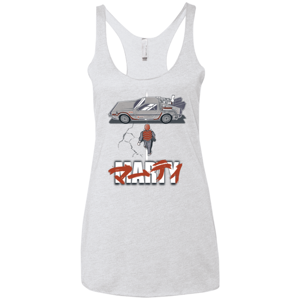 T-Shirts Heather White / X-Small Marty 2015 Women's Triblend Racerback Tank