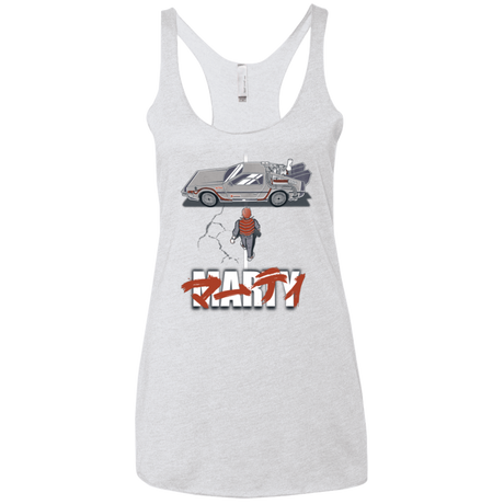 T-Shirts Heather White / X-Small Marty 2015 Women's Triblend Racerback Tank