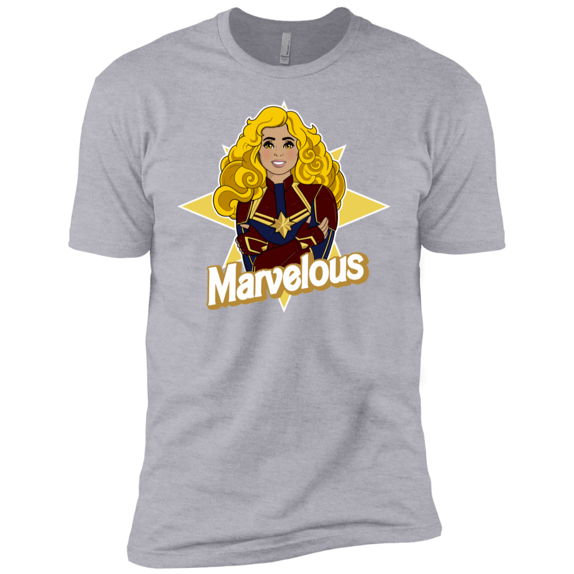 T-Shirts Heather Grey / YXS Marvelous Boys Premium T-Shirt