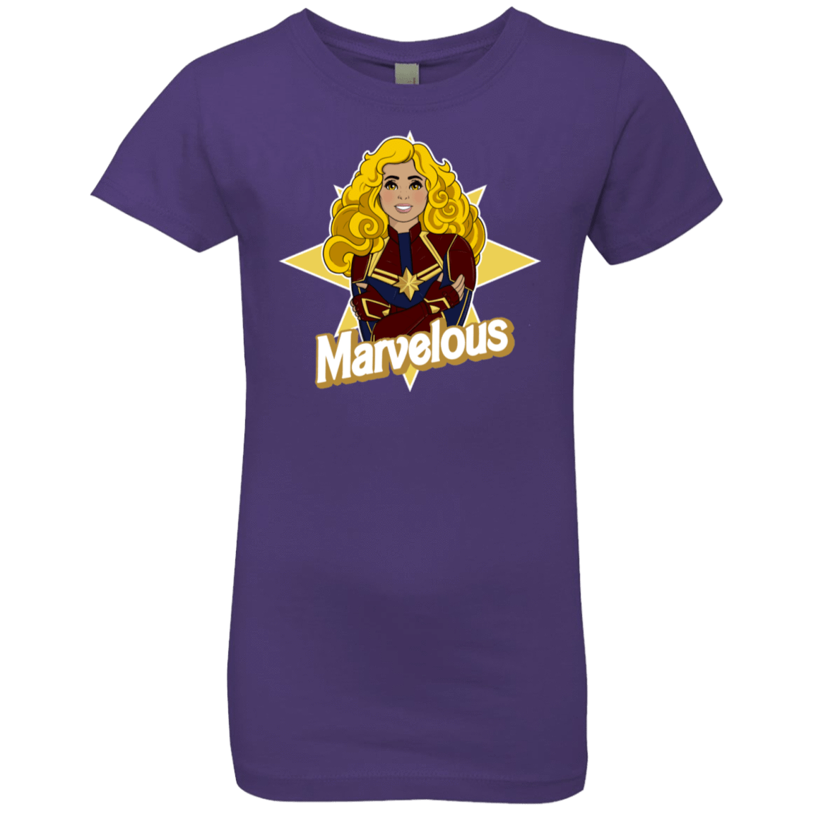 T-Shirts Purple Rush / YXS Marvelous Girls Premium T-Shirt