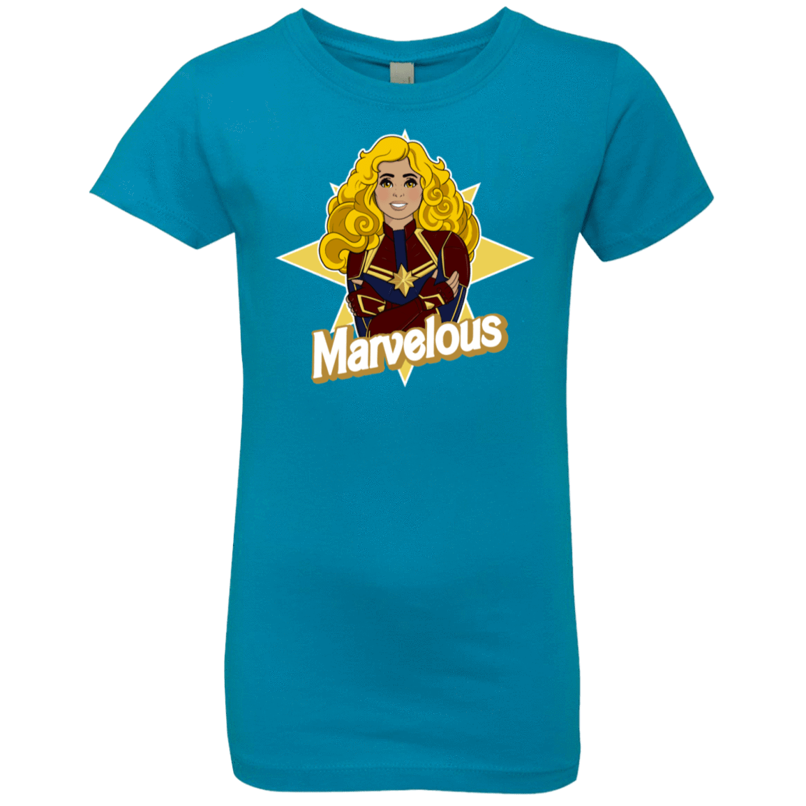 T-Shirts Turquoise / YXS Marvelous Girls Premium T-Shirt