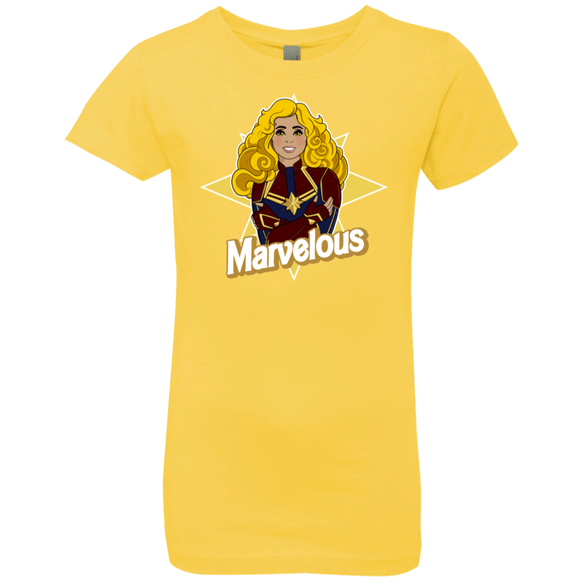 T-Shirts Vibrant Yellow / YXS Marvelous Girls Premium T-Shirt