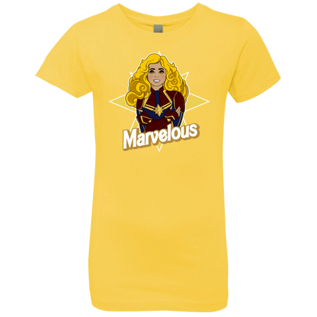 T-Shirts Vibrant Yellow / YXS Marvelous Girls Premium T-Shirt