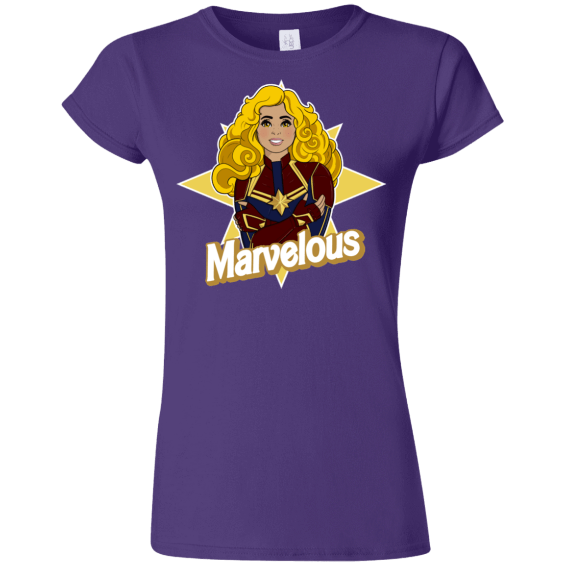 T-Shirts Purple / S Marvelous Junior Slimmer-Fit T-Shirt