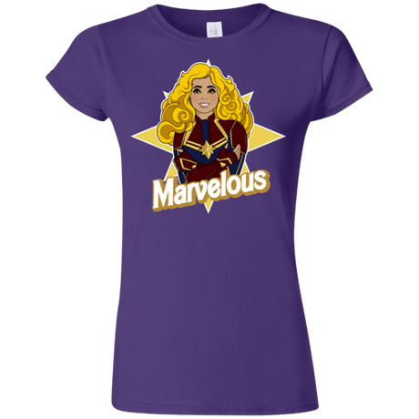 T-Shirts Purple / S Marvelous Junior Slimmer-Fit T-Shirt