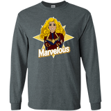 T-Shirts Dark Heather / S Marvelous Men's Long Sleeve T-Shirt