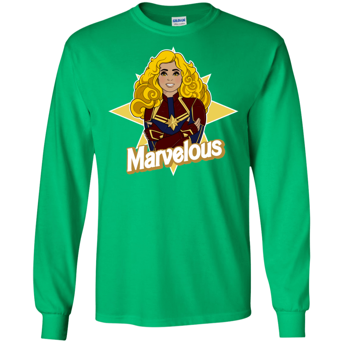 T-Shirts Irish Green / S Marvelous Men's Long Sleeve T-Shirt