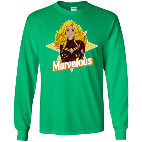 T-Shirts Irish Green / S Marvelous Men's Long Sleeve T-Shirt