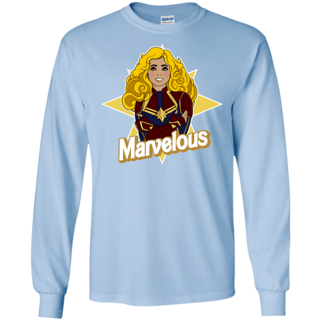 T-Shirts Light Blue / S Marvelous Men's Long Sleeve T-Shirt