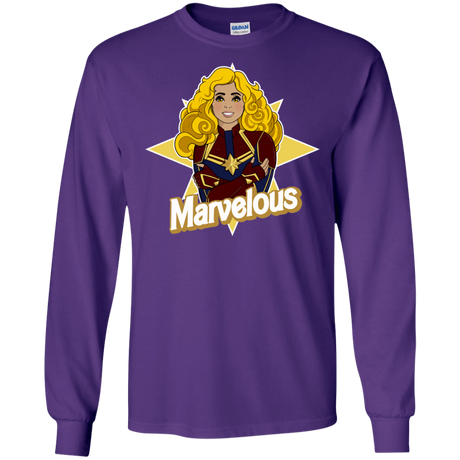 T-Shirts Purple / S Marvelous Men's Long Sleeve T-Shirt