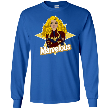 T-Shirts Royal / S Marvelous Men's Long Sleeve T-Shirt