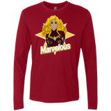 T-Shirts Cardinal / S Marvelous Men's Premium Long Sleeve