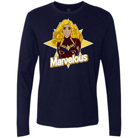 T-Shirts Midnight Navy / S Marvelous Men's Premium Long Sleeve