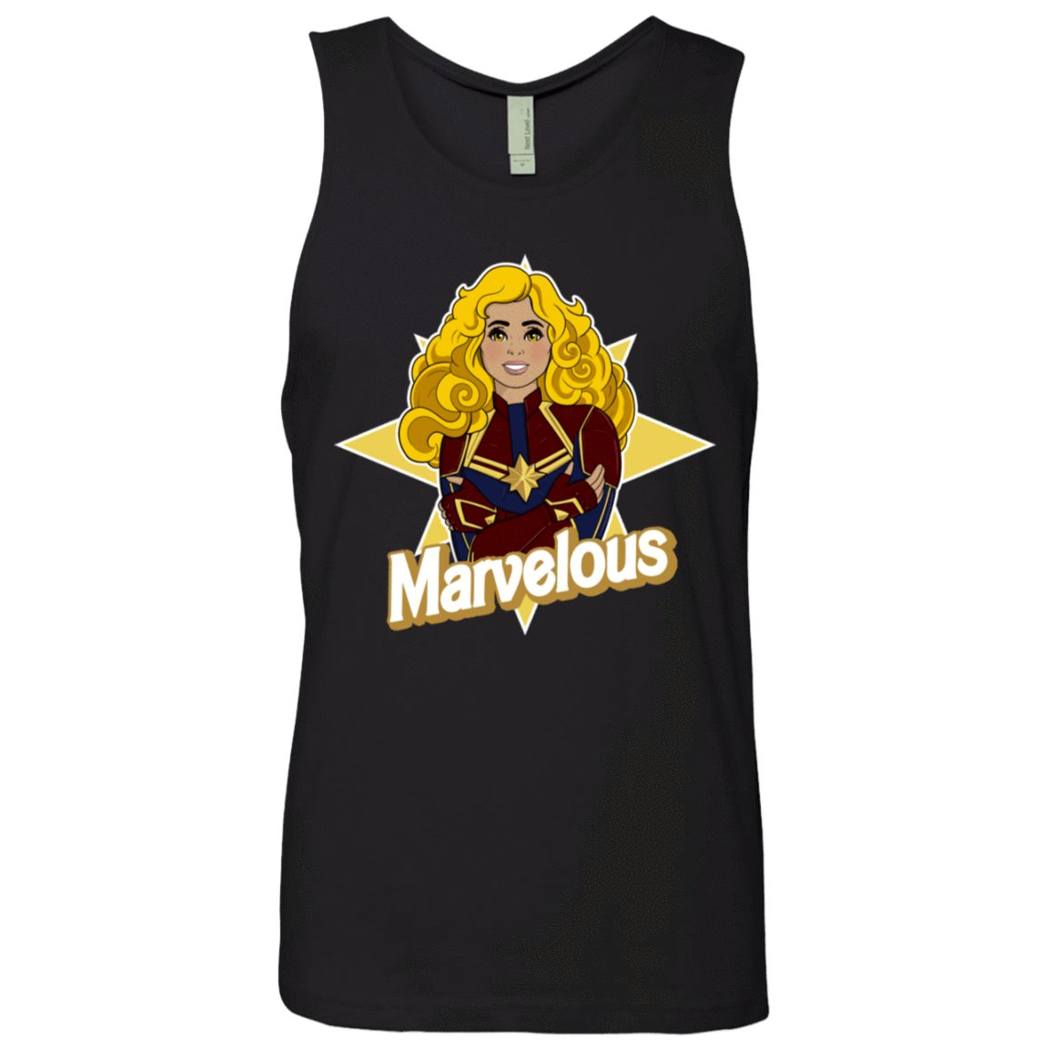 T-Shirts Black / S Marvelous Men's Premium Tank Top