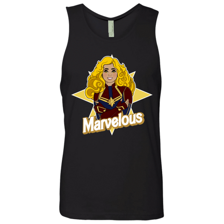 T-Shirts Black / S Marvelous Men's Premium Tank Top