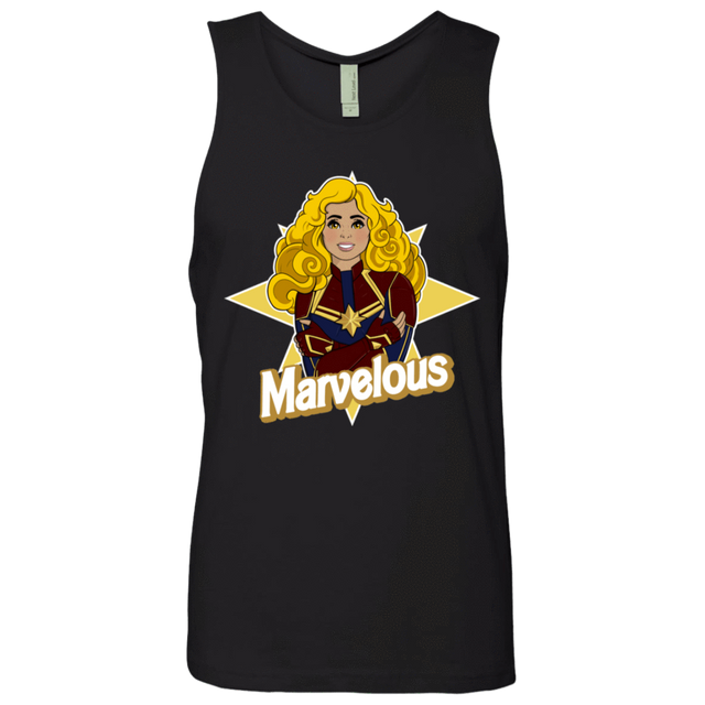 T-Shirts Black / S Marvelous Men's Premium Tank Top