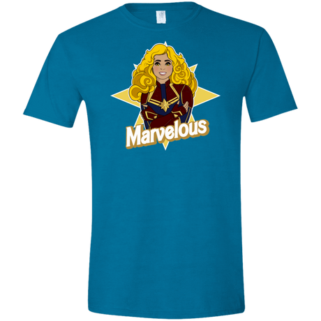 T-Shirts Antique Sapphire / S Marvelous Men's Semi-Fitted Softstyle