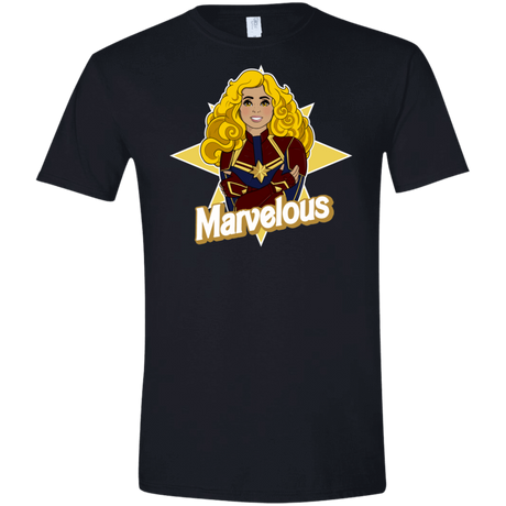 T-Shirts Black / X-Small Marvelous Men's Semi-Fitted Softstyle