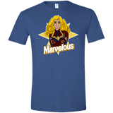 T-Shirts Heather Royal / X-Small Marvelous Men's Semi-Fitted Softstyle