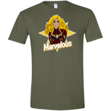 T-Shirts Military Green / S Marvelous Men's Semi-Fitted Softstyle