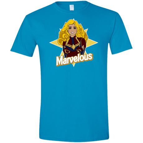 T-Shirts Sapphire / S Marvelous Men's Semi-Fitted Softstyle