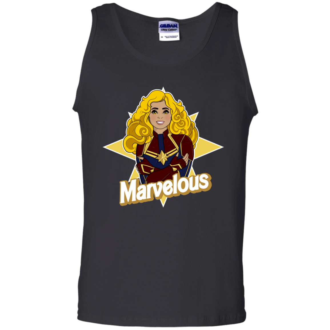 T-Shirts Black / S Marvelous Men's Tank Top