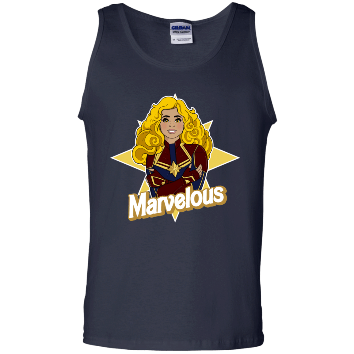 T-Shirts Navy / S Marvelous Men's Tank Top