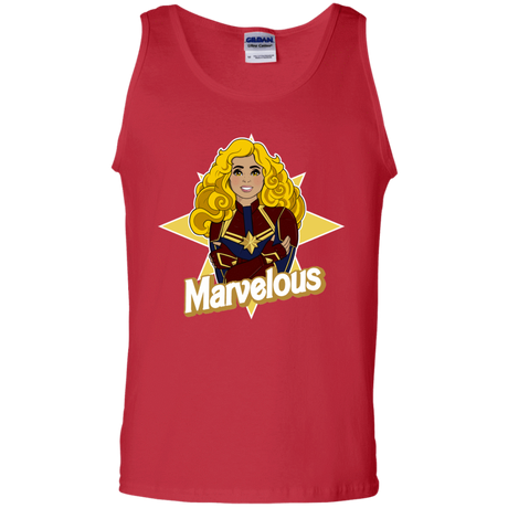 T-Shirts Red / S Marvelous Men's Tank Top