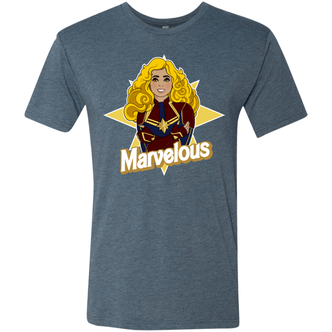 T-Shirts Indigo / S Marvelous Men's Triblend T-Shirt