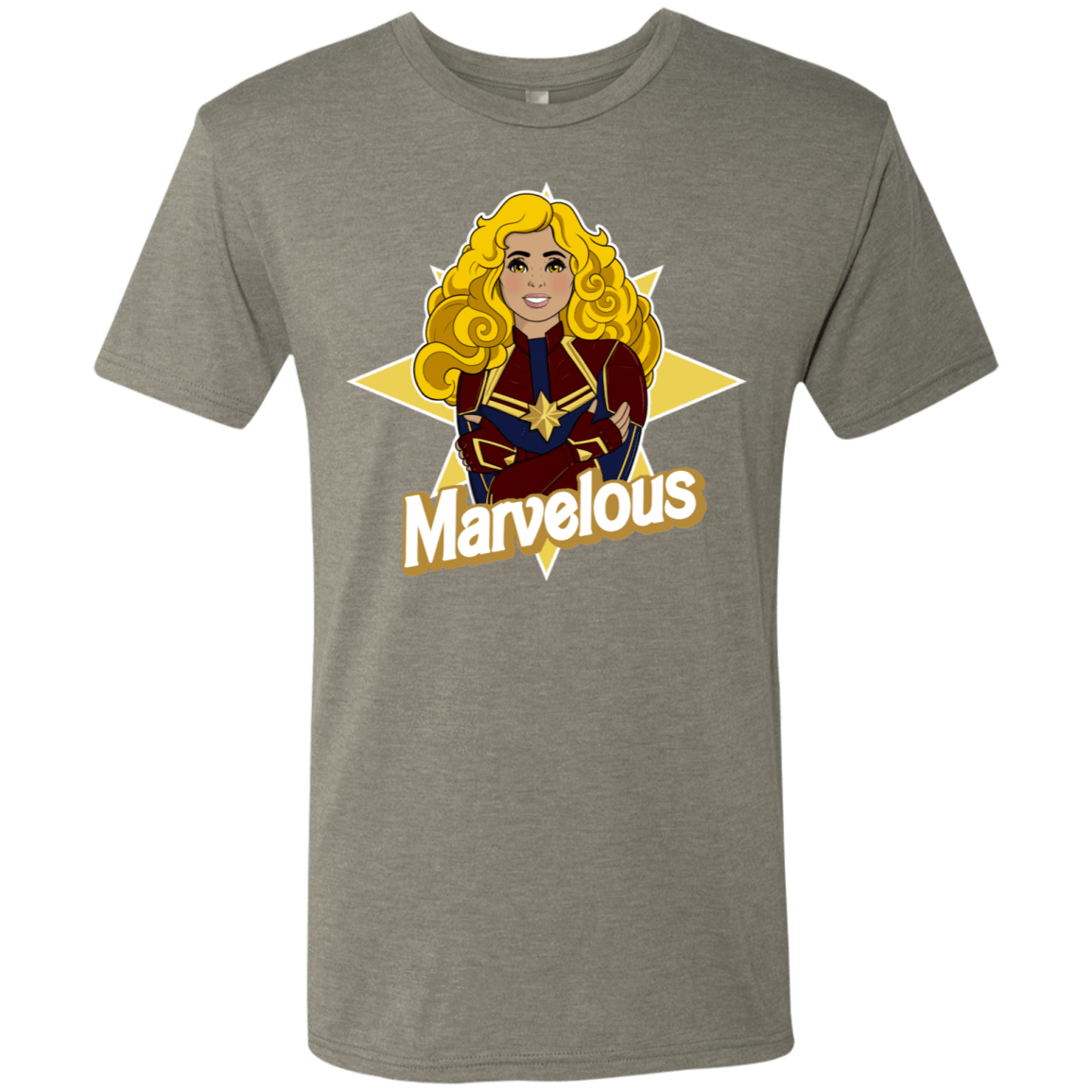 T-Shirts Venetian Grey / S Marvelous Men's Triblend T-Shirt