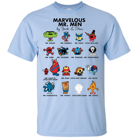 T-Shirts Light Blue / S Marvelous Mr Men T-Shirt