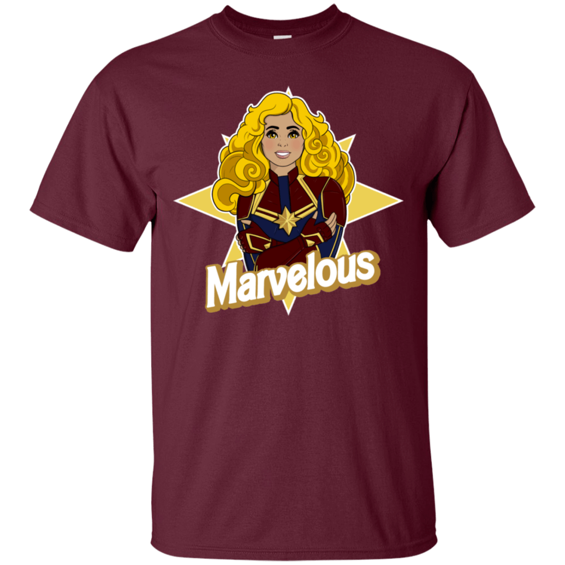 T-Shirts Maroon / S Marvelous T-Shirt