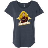 T-Shirts Vintage Navy / X-Small Marvelous Triblend Dolman Sleeve