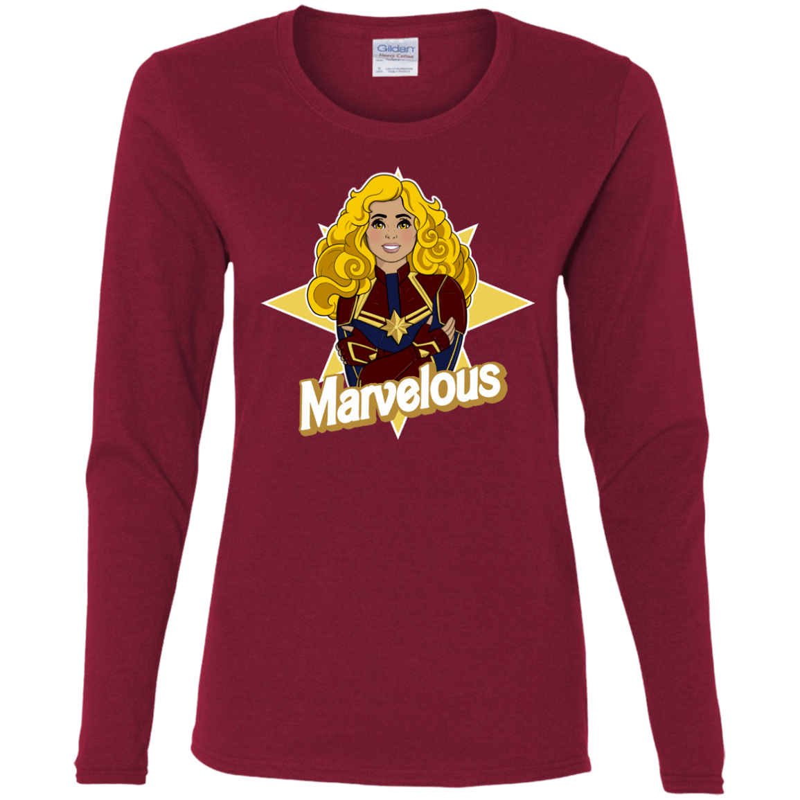 T-Shirts Cardinal / S Marvelous Women's Long Sleeve T-Shirt