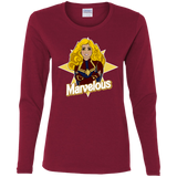 T-Shirts Cardinal / S Marvelous Women's Long Sleeve T-Shirt