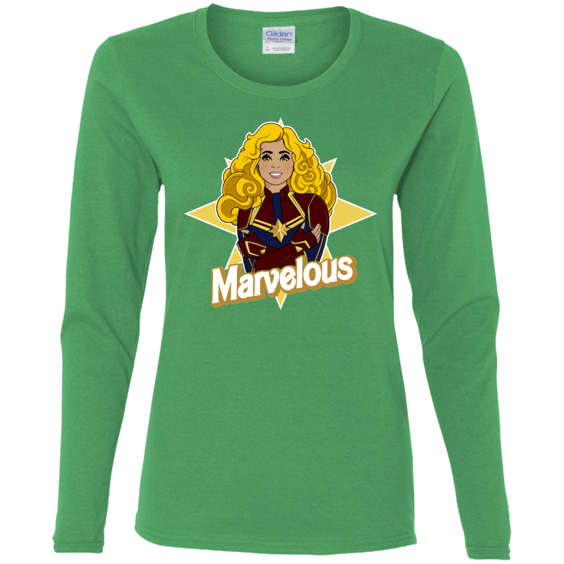 T-Shirts Irish Green / S Marvelous Women's Long Sleeve T-Shirt